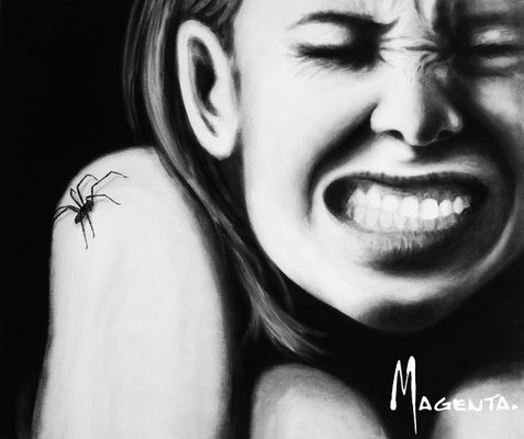 "Spider" - Acryl auf Leinen - 70x60cm - Doris Maria Weigl / Art 