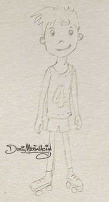 Ben - Skizze - Illustrationen Doris Maria Weigl / Kinderbuch