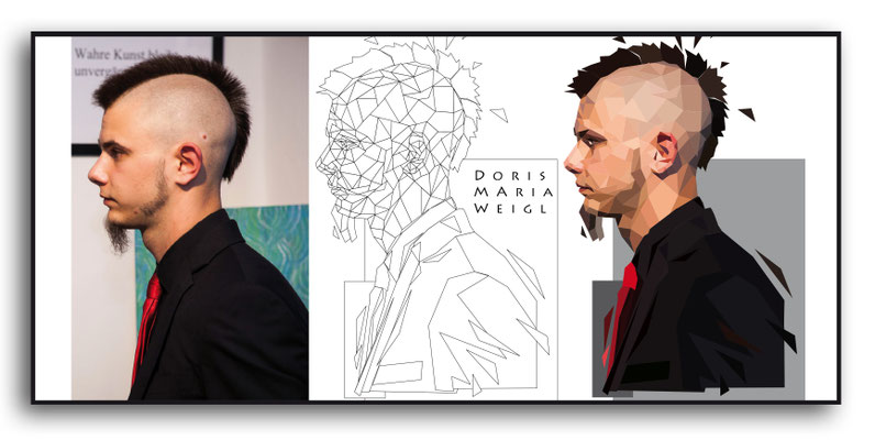 Illustration von Doris Maria Weigl / Lukas Oppenauer 2-Dimensional