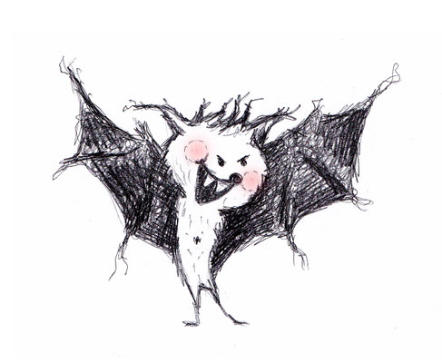 Fledermaus - Doris Maria Weigl - Illustration