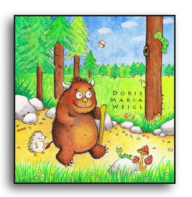 Alfons - Aquarell - Illustrationen Doris Maria Weigl / Kinderbuch