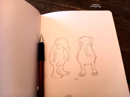 Sketchbook - Illustration - Doris Maria Weigl - "Ole"