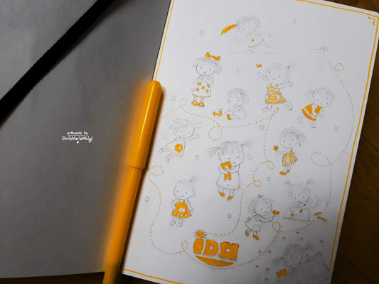 Sketchbook - Illustration - Doris Maria Weigl - "Ida"