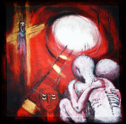 *A1* - Acryl auf Leinen, 30 x 30 cm - Illustratorin Doris Maria Weigl - DMW