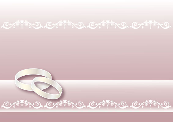 Vektorgrafik  Hochzeit 1 - Illustrationen Doris Maria Weigl / Festtage / Hochzeit