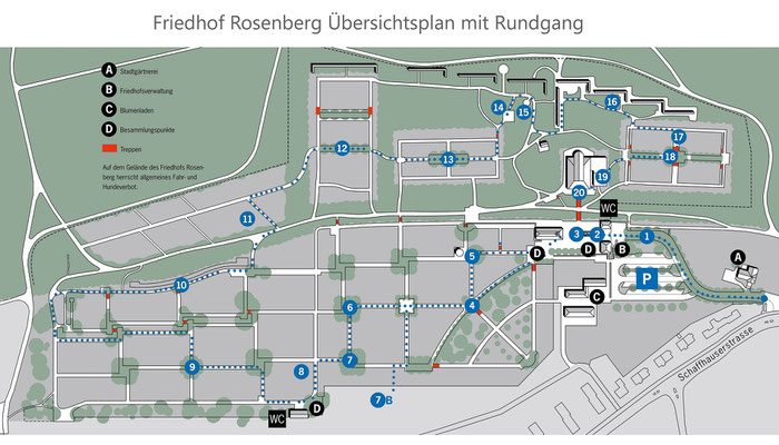 Übersichtsplan mit Rundgang gemäss der Beschreibung hier.