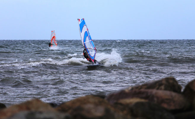 Cutback Windsurfen