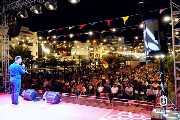 Velada musical con el grupo Veld en la Plaza de los pescadores en Candelaria
