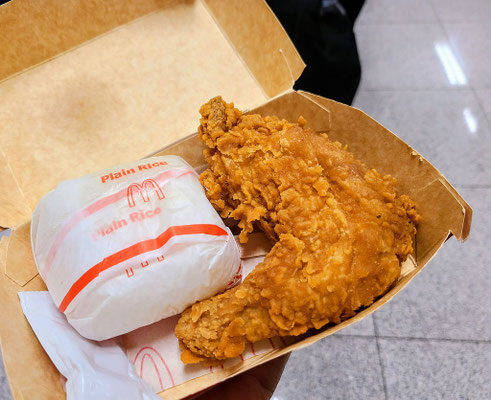 白米♡とフライドチキン