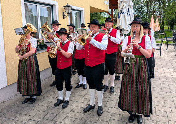 Empfang mit der Musikkapelle Sallingberg
