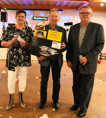 Gewinner des Tombola-Hauptpreis: Alfred Hahn aus Jagenbach