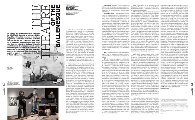 Roger BALLEN / CENTRALE for contemporary art  — L'art même, 2020