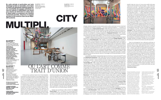 BXL UNIVERSEL II / CENTRALE for contemporary art  — L'art même, 2021