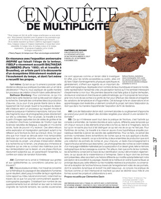 Balthazar BLUMBERG / ISELP — L'art même, 2021