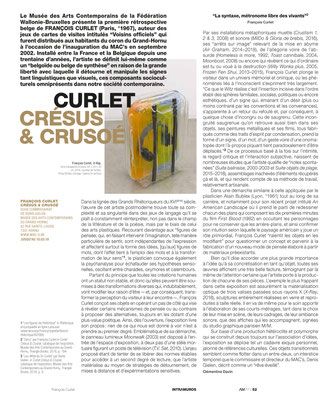 François CURLET / Mac's — L'art même, 2019