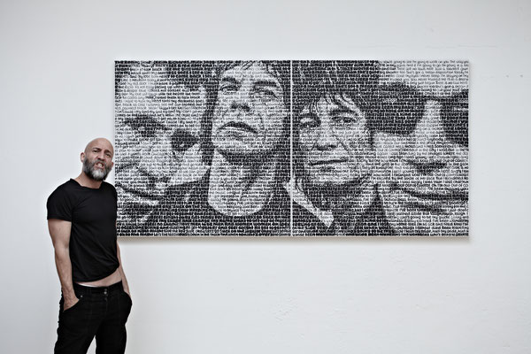 The Rolling Stones, Blatt 100 x 70 cm, Motiv 80 x 50 cm, Auflage 40 Blatt