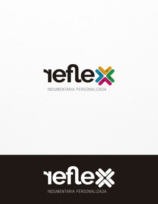 Logo para Reflex, estampado de remeras personalizadas con diseños exclusivos | Logo for Reflex, t-shirts stamping with personalized and exclusive designs