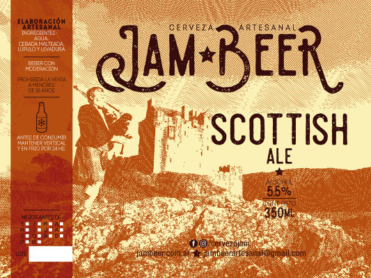 Etiqueta Scottish Ale