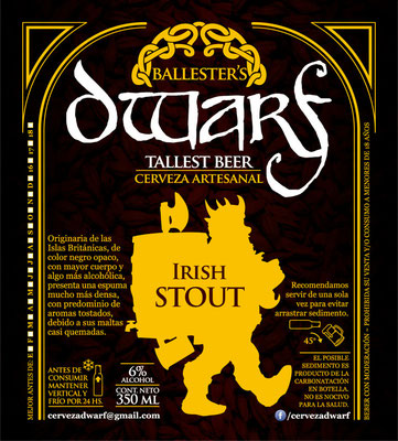 Etiqueta Irish Stout