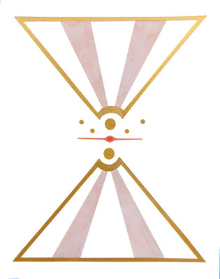 2- Nuevo cielo - Serie Mutaciones del Espíritu - Acrílico y acuarela sobre papel- 2025- ©María de la Vega-Spiritus DLV