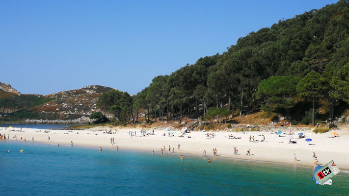 Sumergidos en aguas cristalinas y arenas blancas en las Islas Cíes