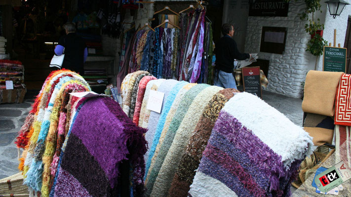 Las alfombras artesanales de Pampaneira