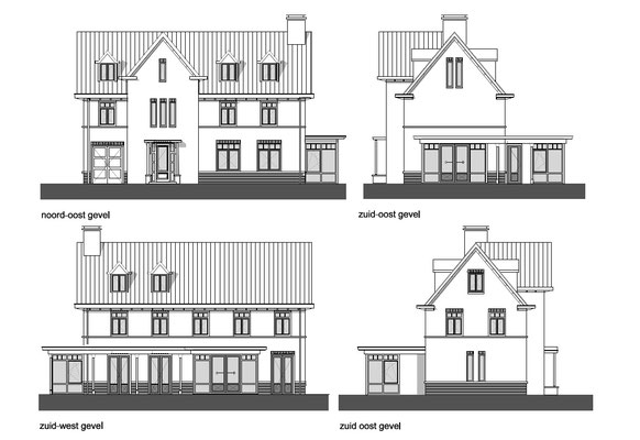 Villa Noordwijk, status: aanvraag omgevingsvergunning 08-'17