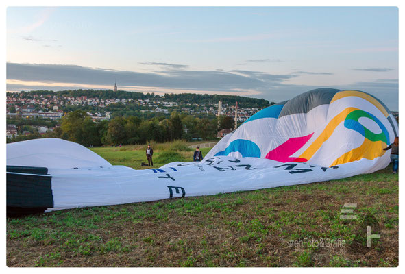 Ballonname: »Gasometer« Volumen: 6.000 m3