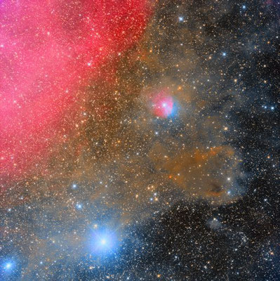 Nebulosa de la fresa mohosa LDN1588