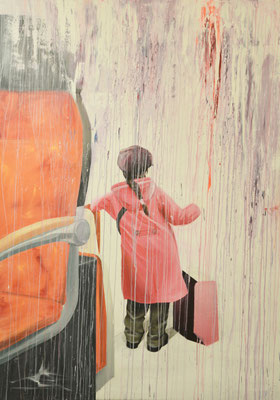 SITUATION XY, 2013, Acryl auf Leinwand, 210 x 150 cm 