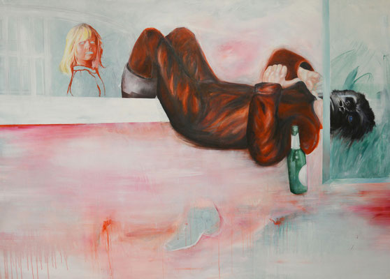 M.A.I., 2012, Acryl auf Leinwand, 210 x 150 cm
