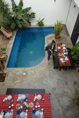 Casa Colonial, petite piscine du patio