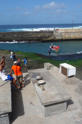 Santo Antão : pêcheurs à Ponta do Sol