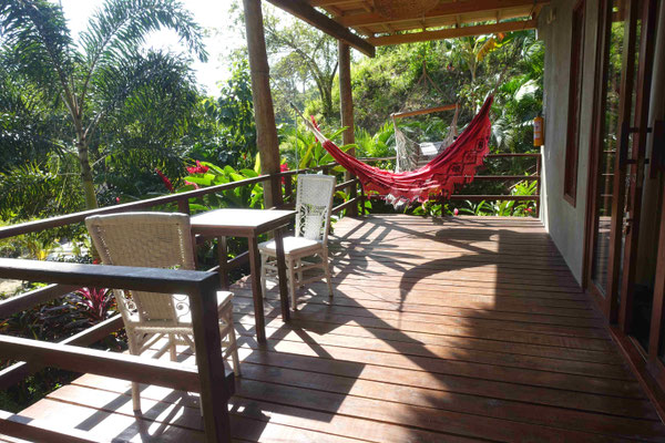 Hôtel Isabella Tayrona: terrasse du bungalow