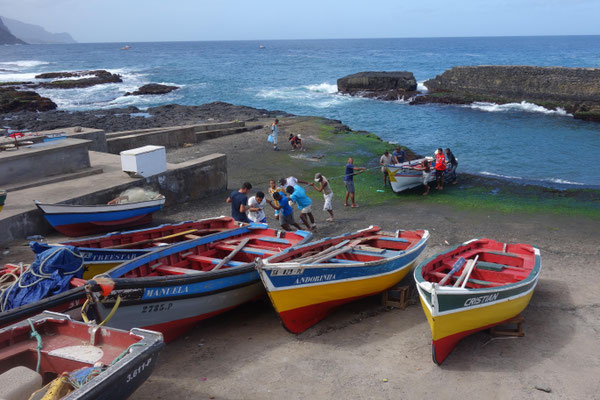 Santo Antão : port de Ponta do Sol
