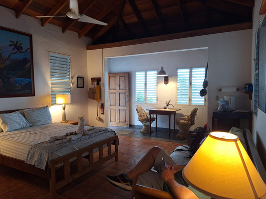 Intérieur de la cabane d'Hopkins Inn 