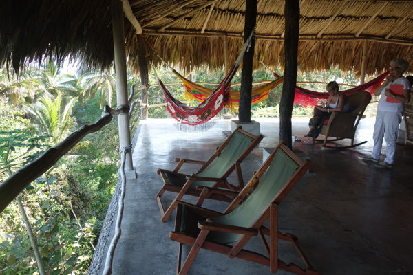 Terrasse de la Finca Barlovento Cabana & Maloka à Los Naranjos