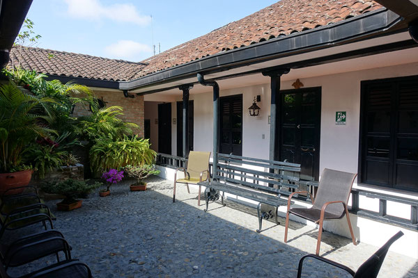 Hôtel Camino Real : patio intérieur