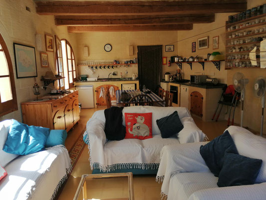 Pièce de vie de la ferme