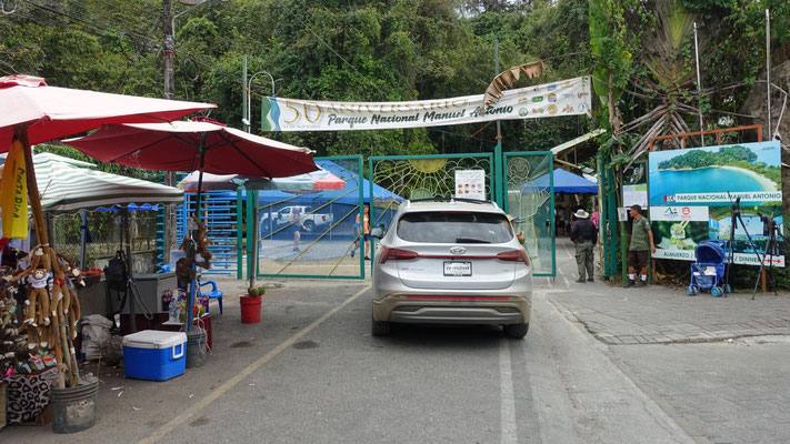 Entrée du parc Manuel Antonio