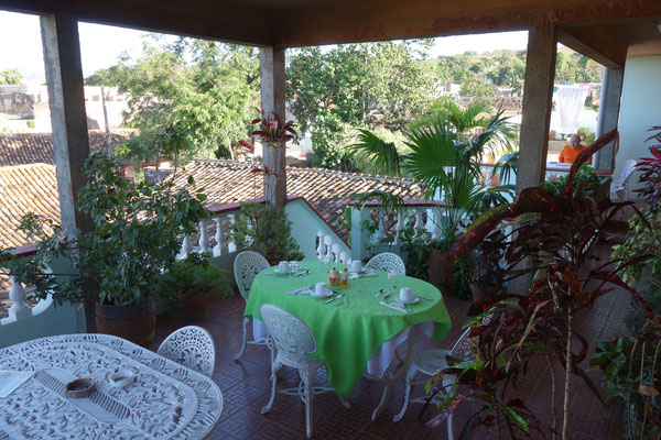 Hostal Barcelo à Trinidad, terrasse