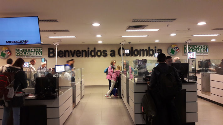 Colombie : aéroport de Bogota