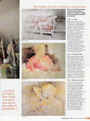 Pratique des Arts - n° 101 (Couverture) "Les vies silencieuses" - novembre 2011 / janvier 2012