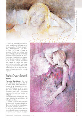 Dessins et Peintures - n° 28 - Thématique "L'art du nu" - novembre 2011 / janvier 2012 
