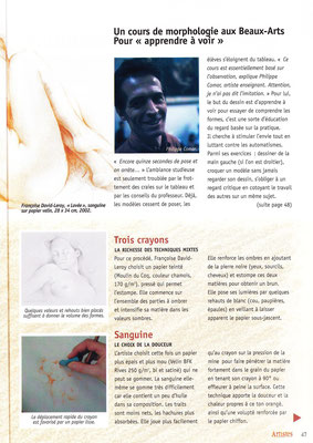 2003 avril - Artistes Magazine - n°102