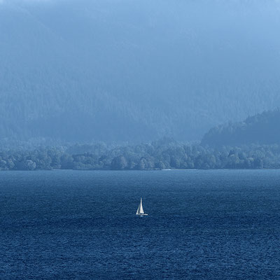 Segelboot auf dem Tegernsee // 2017
