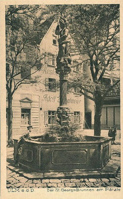 St. Georgs Brunnen- Standort: Schuhausplatz/Östl. Münsterplatz