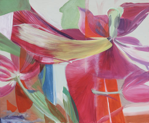 Rot 3, Eitempera auf LW, 100x120 cm, 2023
