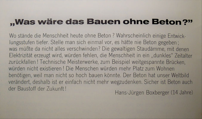 So würde ich das heute gewiss nicht mehr schreiben.