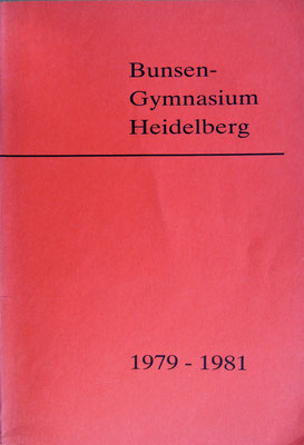 Das Jahrbuch meiner Schule. 1980 war mein Abiturjahrgang.